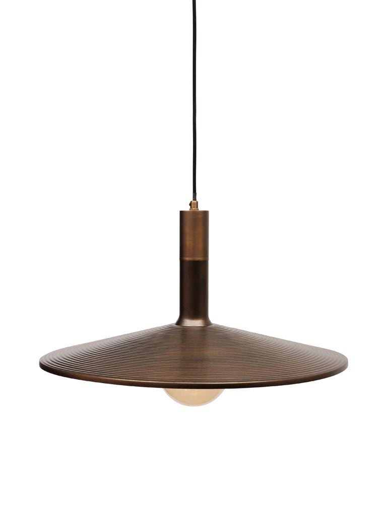 Ribbed hanging lamp Capito - 2