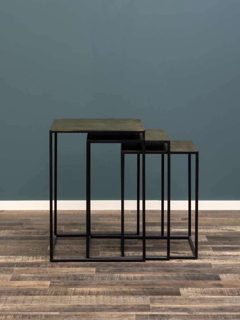 S/3 tables d'appoint Art déco - 5