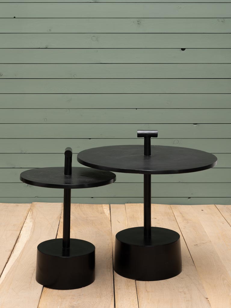 Table d'appoint noire Tikka - 3