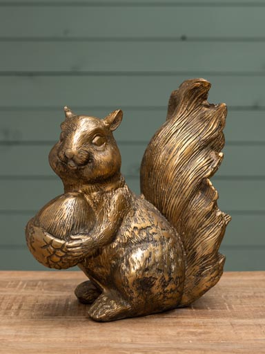 Golden patina squirrel