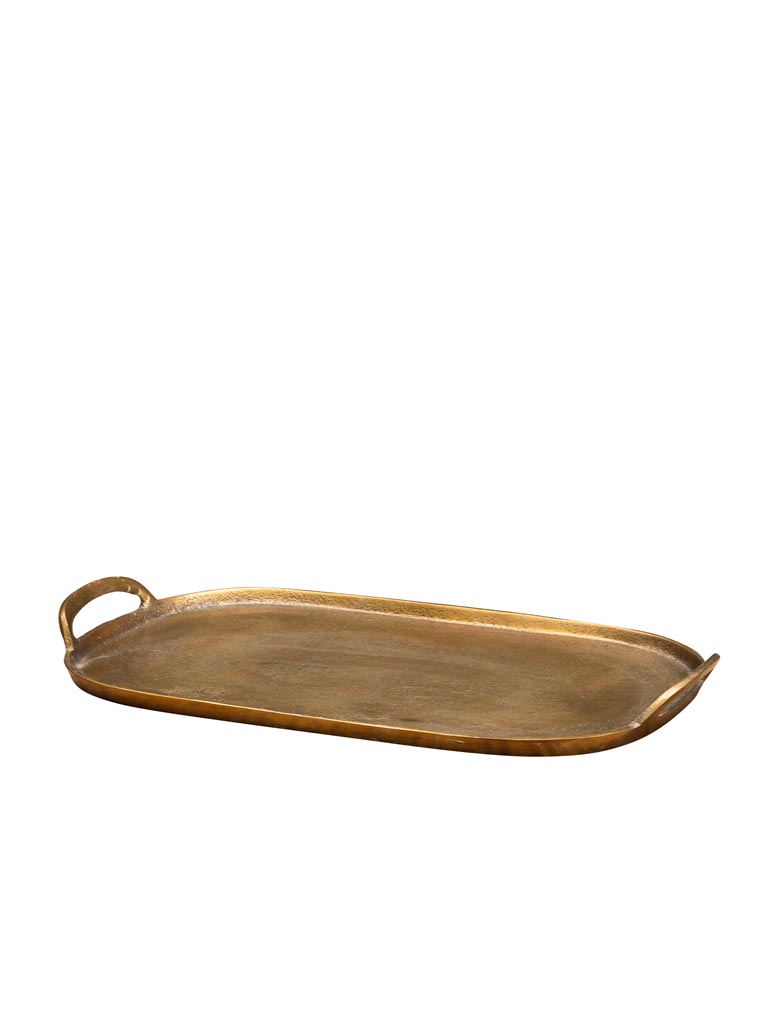 Large golden tray - 2