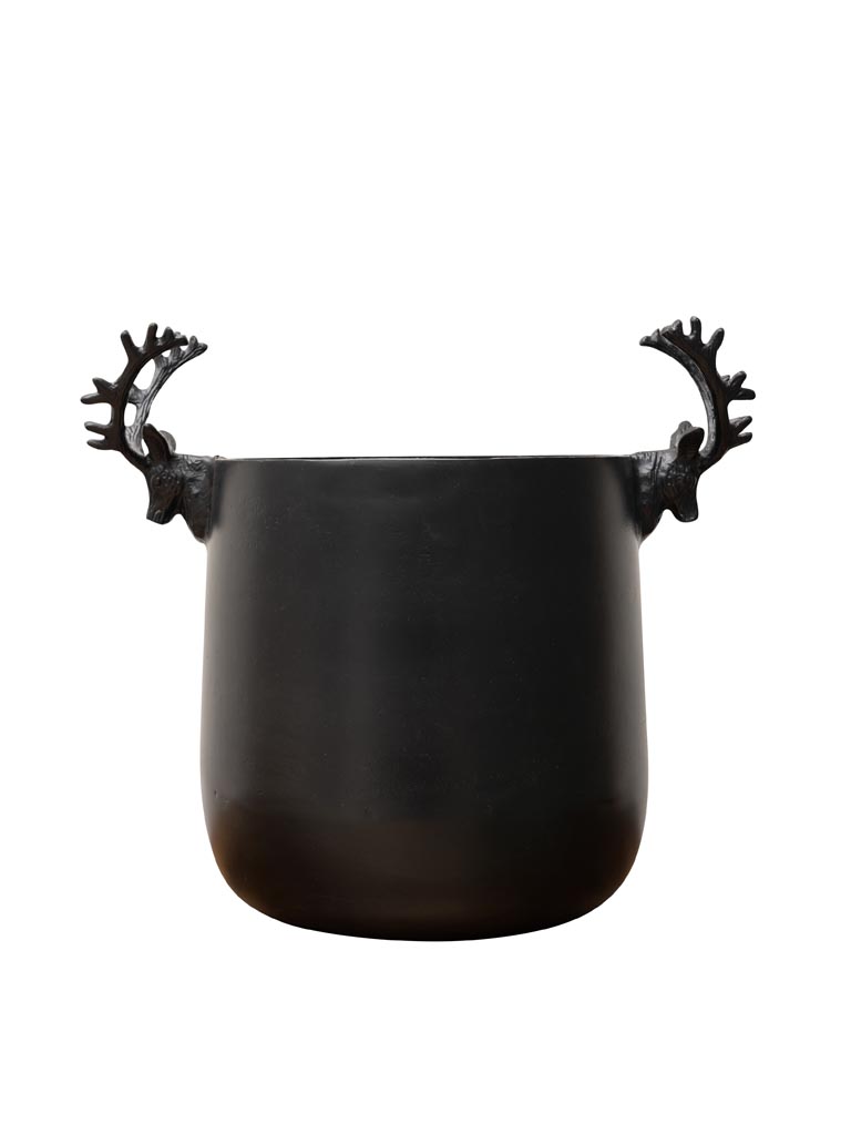 Black ice bucket deer heads - 2