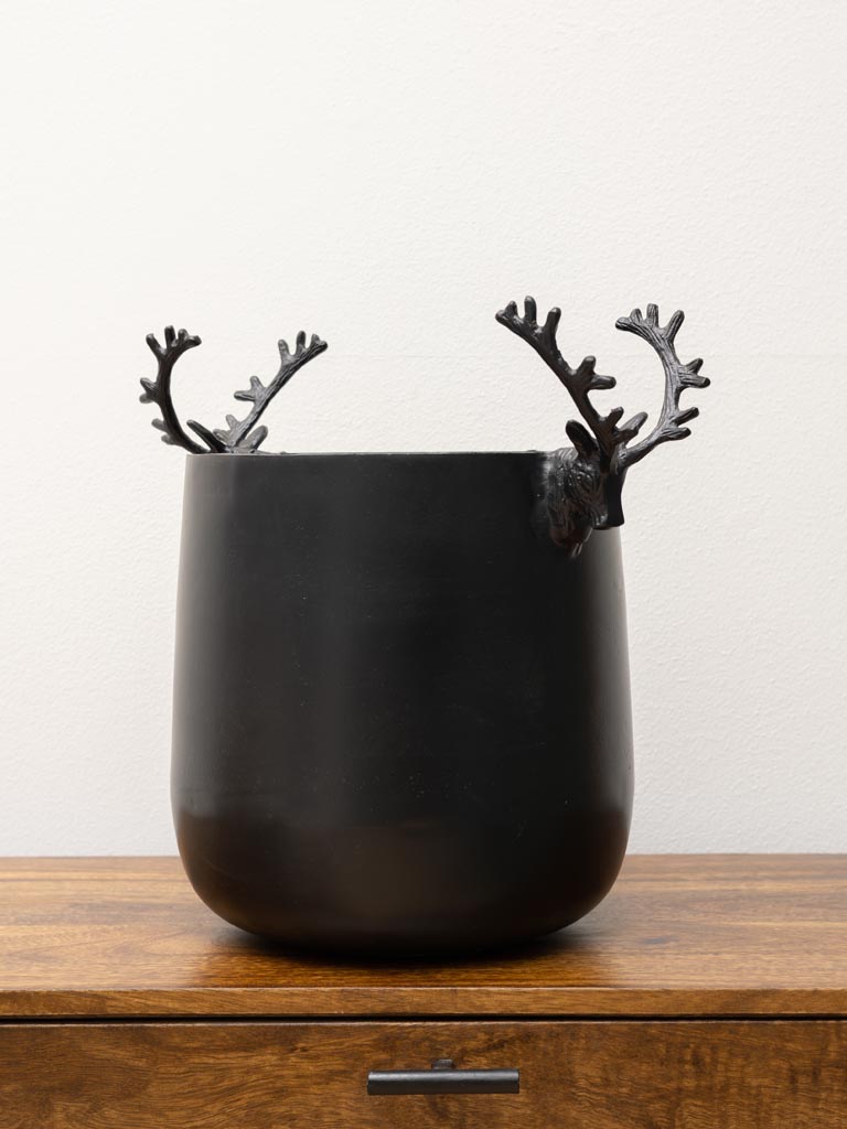 Black ice bucket deer heads - 3