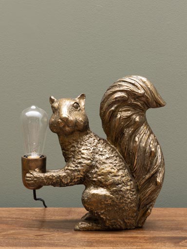 Table lamp giant squirrel