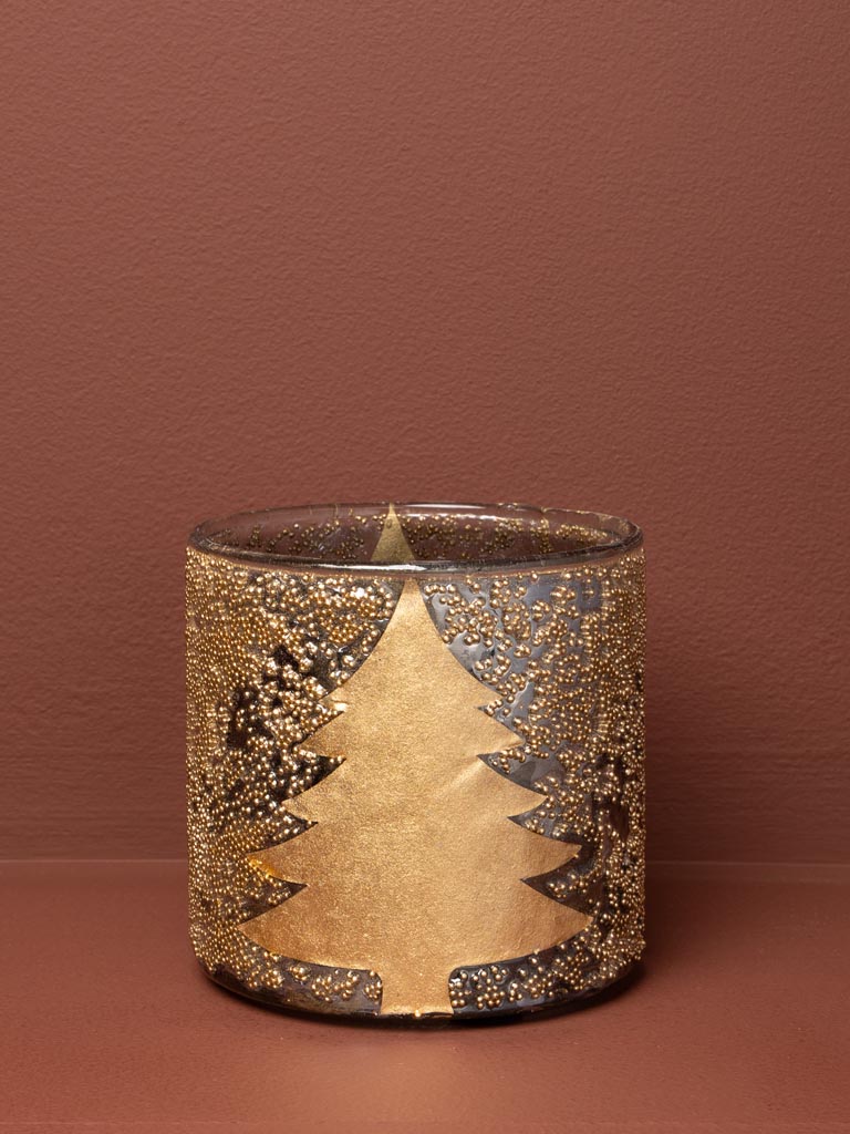 Golden candle holder Xmas tree - 3