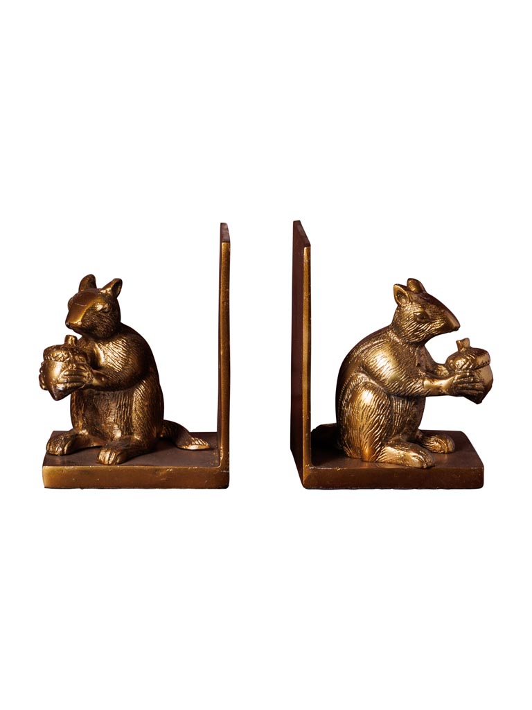 Bookends golden squirrel - 2