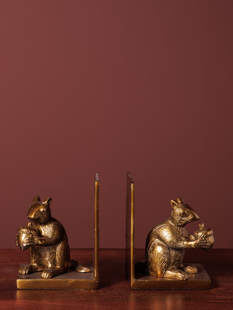 Bookends golden squirrel - 3
