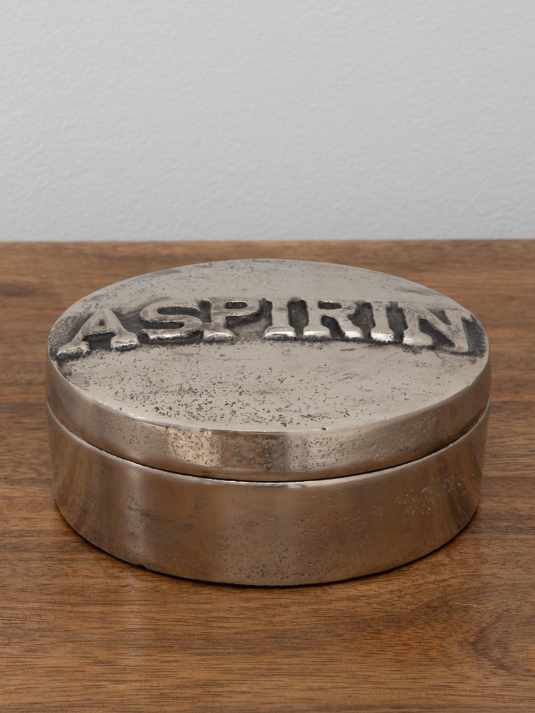 Boîte aspirine argentée - 4
