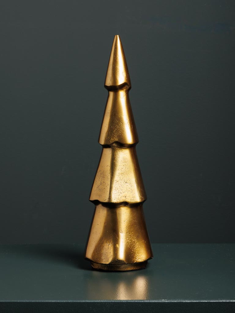Large golden Xmas tree Copernic - 3
