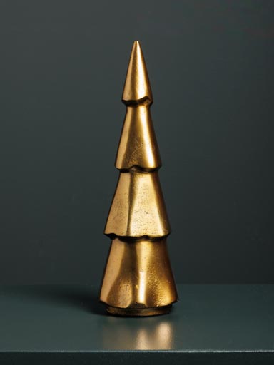 Large golden Xmas tree Copernic