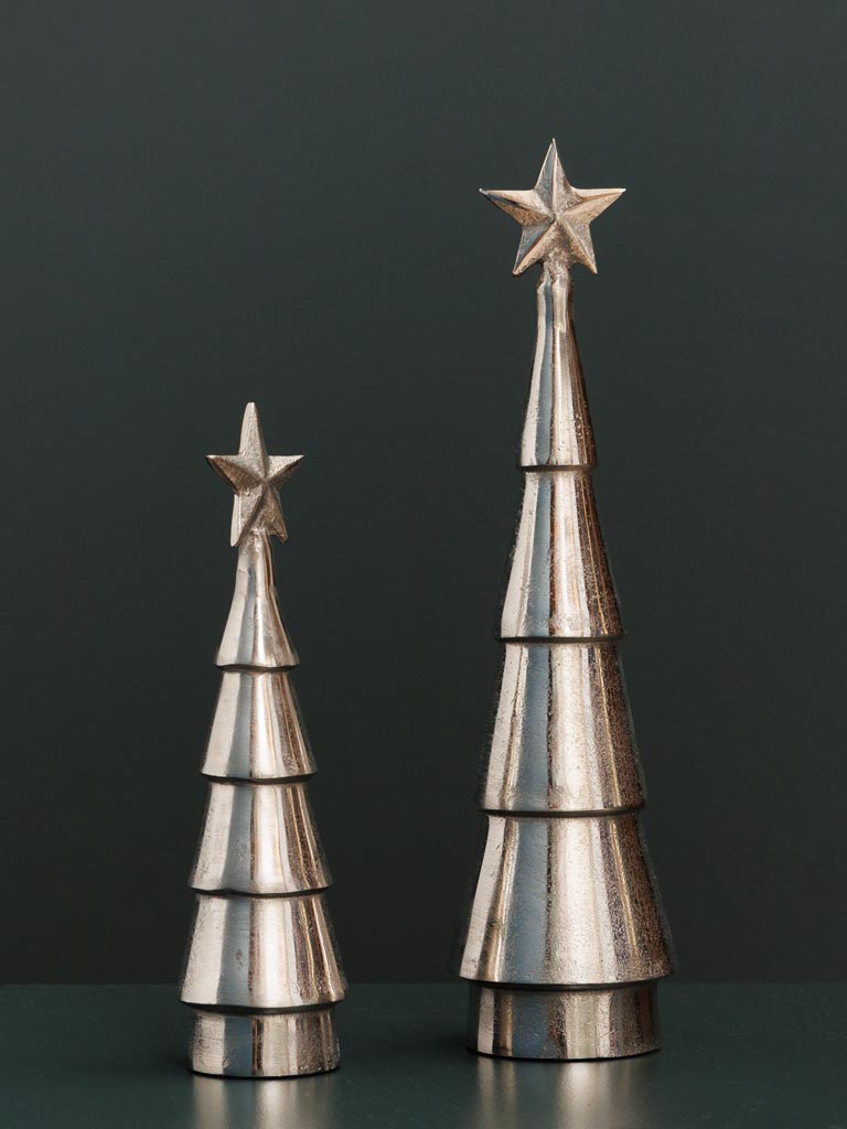 Large silver Xmas tree Sirius - 4