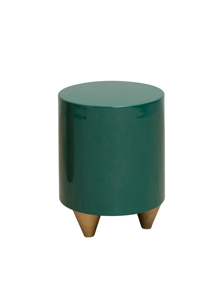 Lacquered side table green Greenie - 2