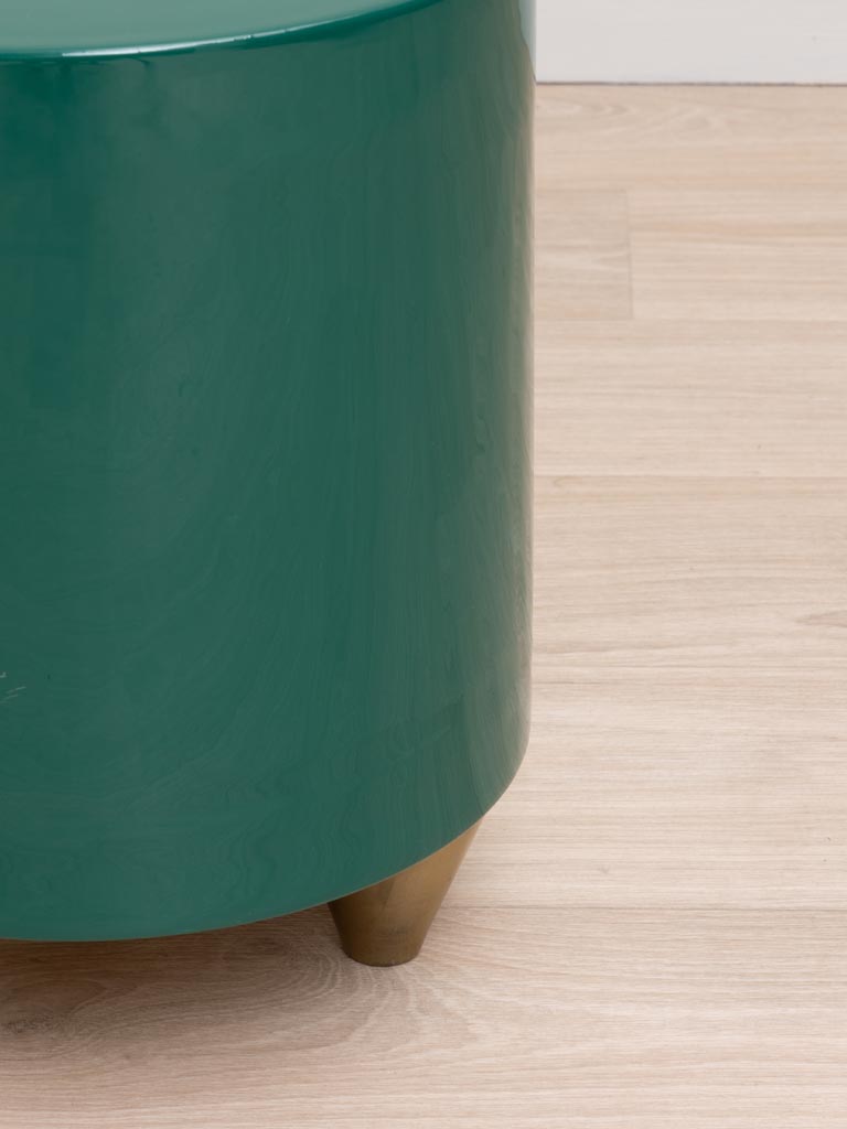 Lacquered side table green Greenie - 5