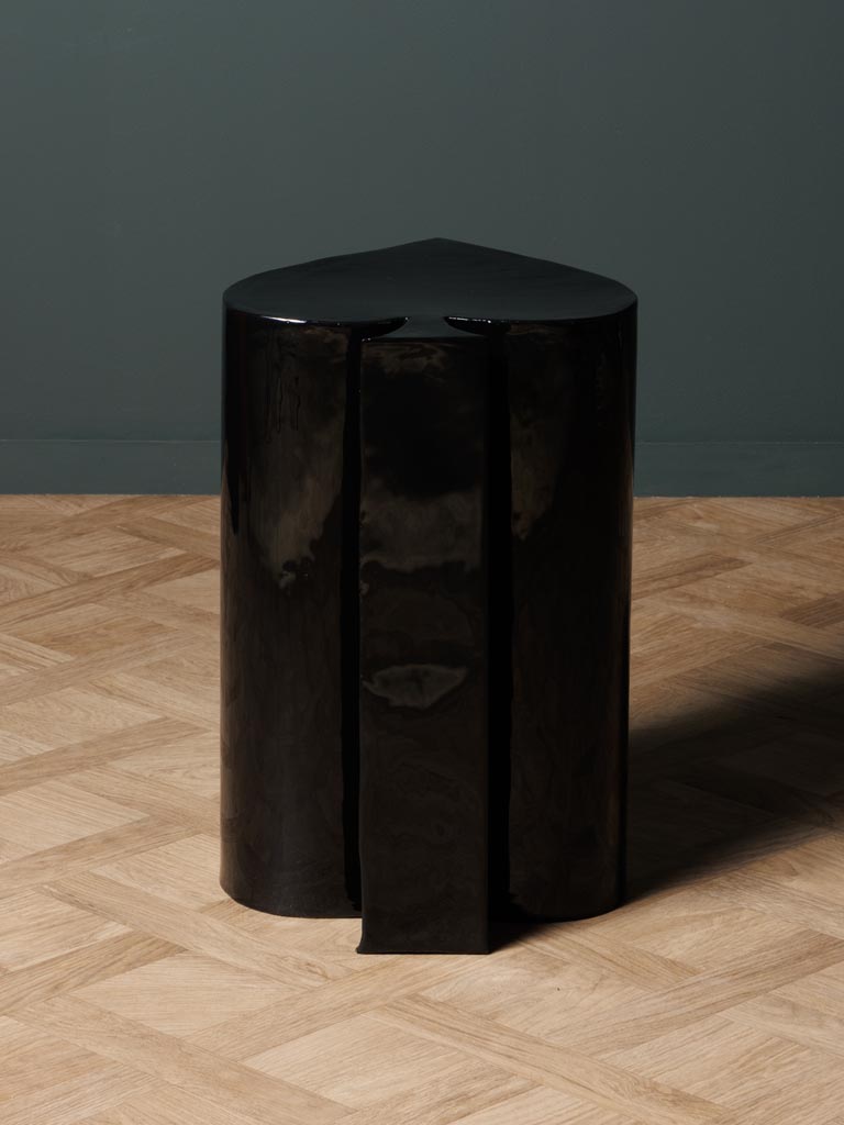 Table d'appoint pique noir Poker - 1