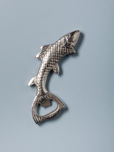 Fish bottle opener