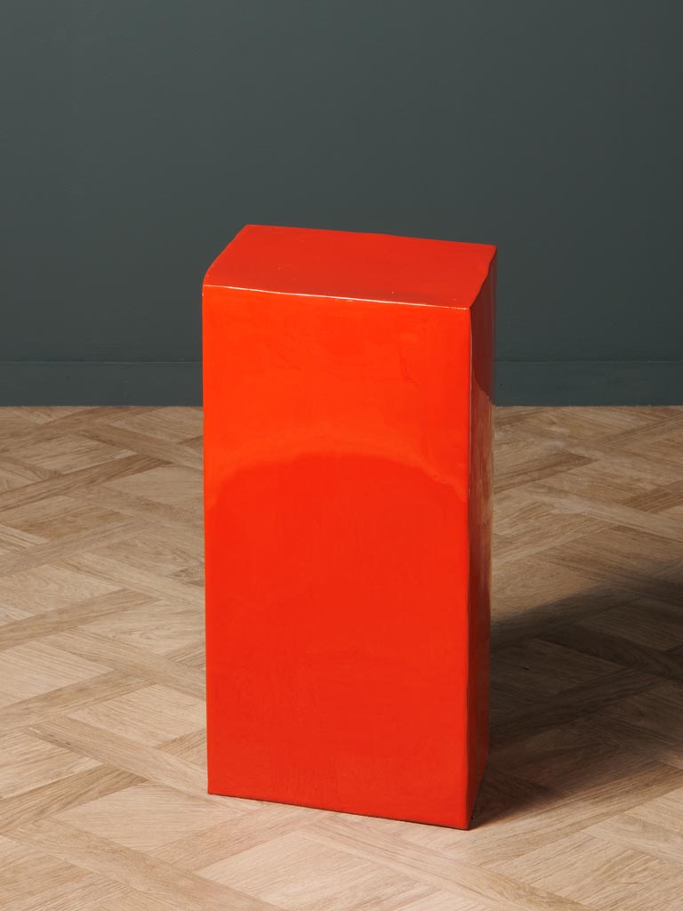 Table d'appoint carreau rouge Poker - 3