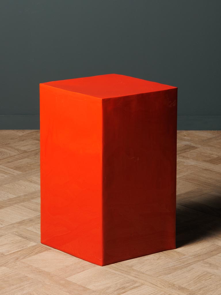 Table d'appoint carreau rouge Poker - 5