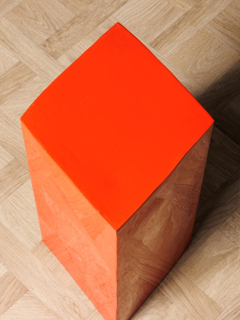 Table d'appoint carreau rouge Poker - 4