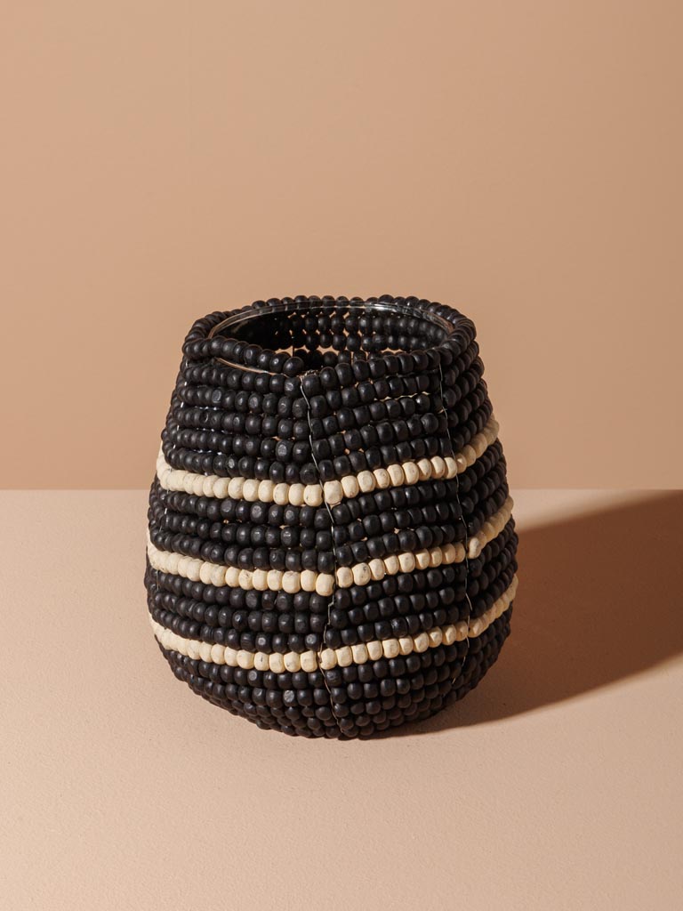 Kenya tealight holder black - 1