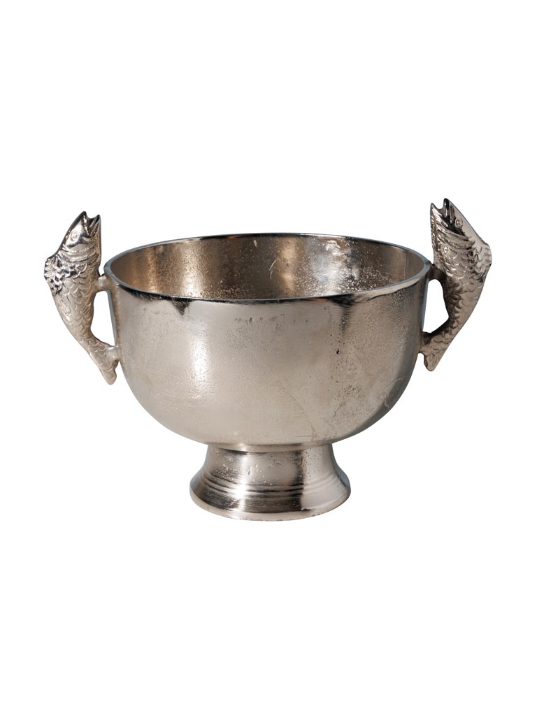 Ice bucket silver metal Neptune - 2