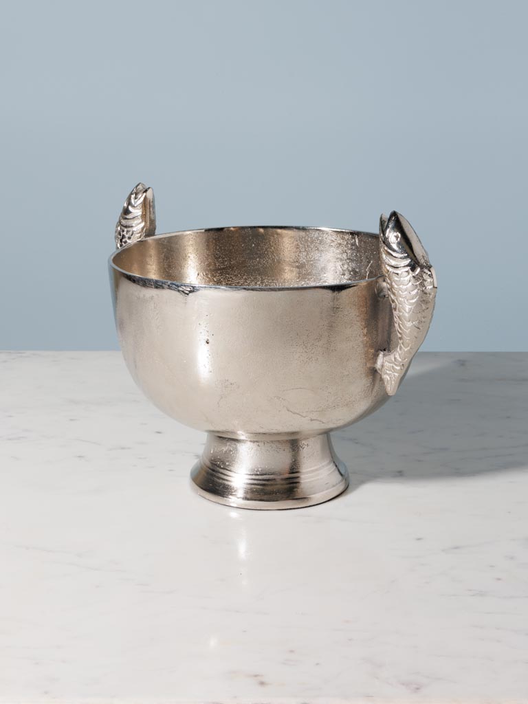 Ice bucket silver metal Neptune - 3