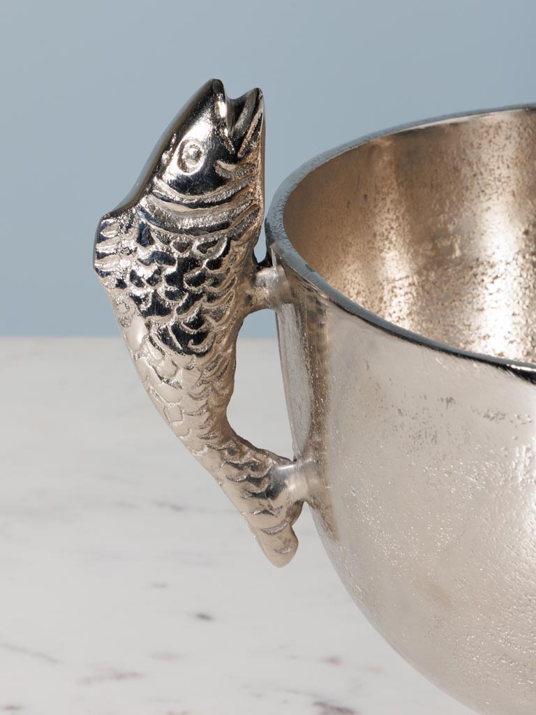 Ice bucket silver metal Neptune - 4