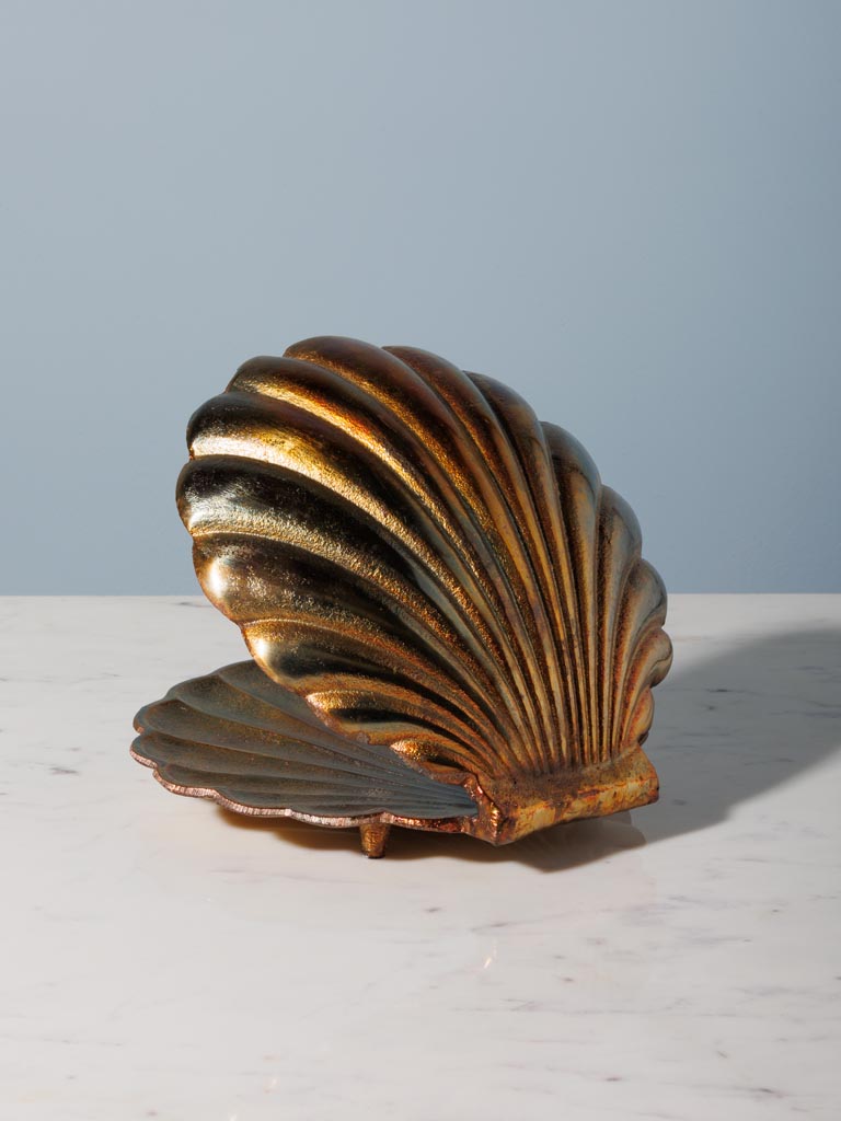 Golden Trinket tray shell Venus - 1