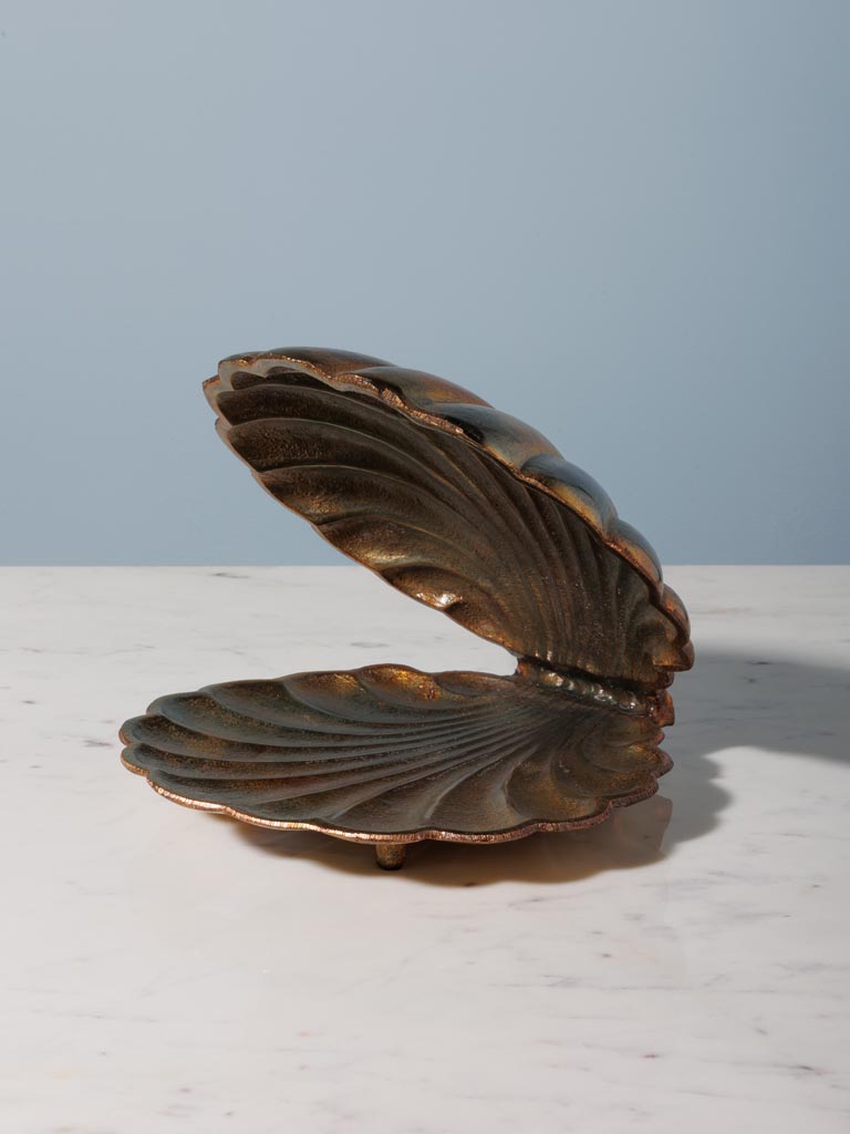 Golden Trinket tray shell Venus - 4