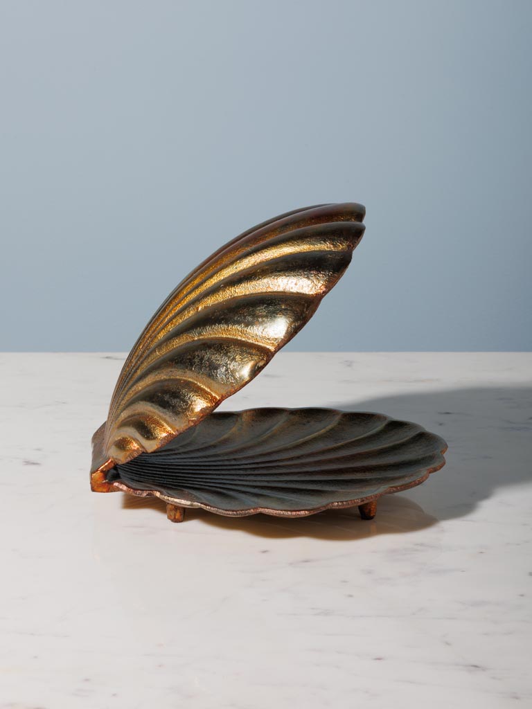 Golden Trinket tray shell Venus - 5