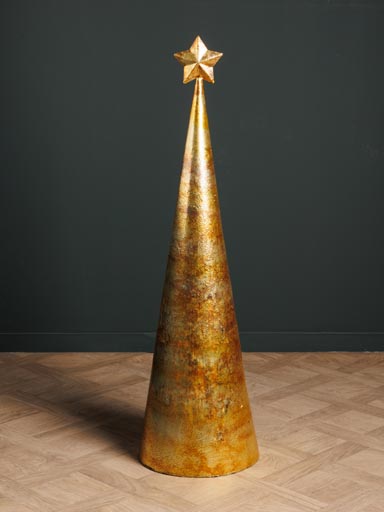 Large golden Xmas tree Virgo