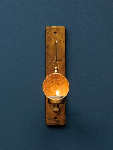 Wall tealight & magnifier Scoop