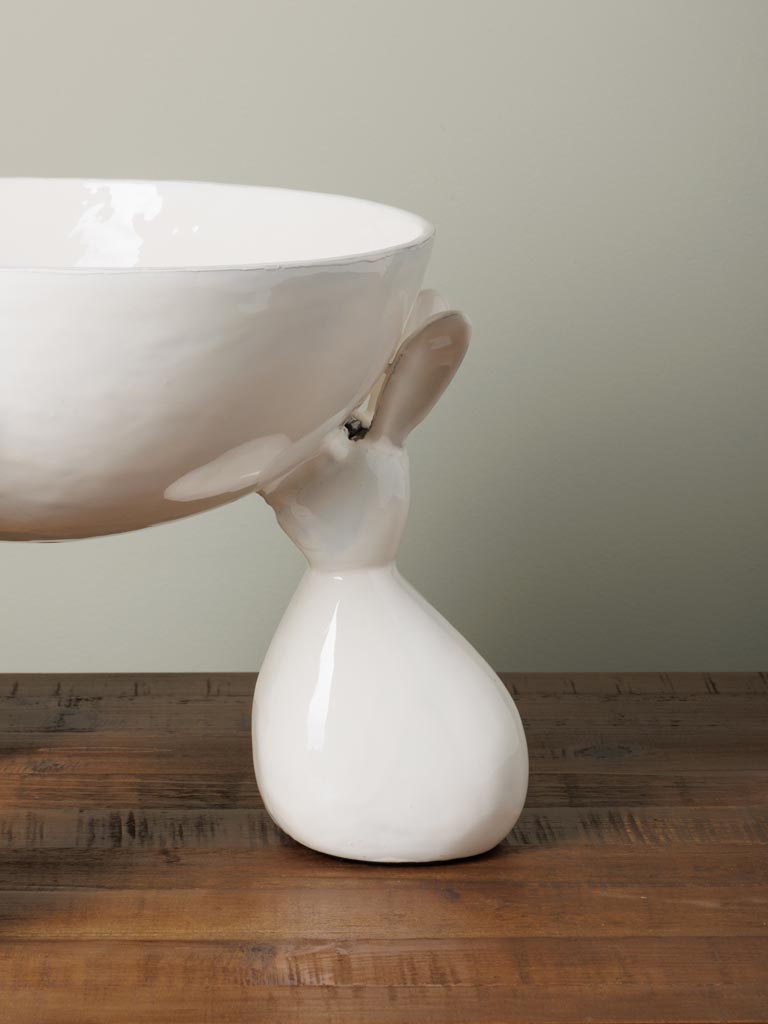 Large bowl on stand Bunny - 4