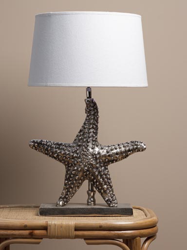 Lampe à poser étoile de mer (Abat-jour inclus)