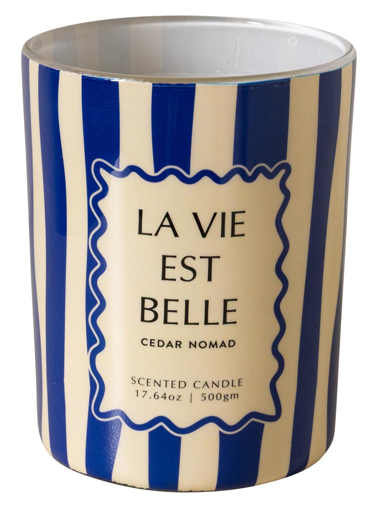 Bougie bleue 