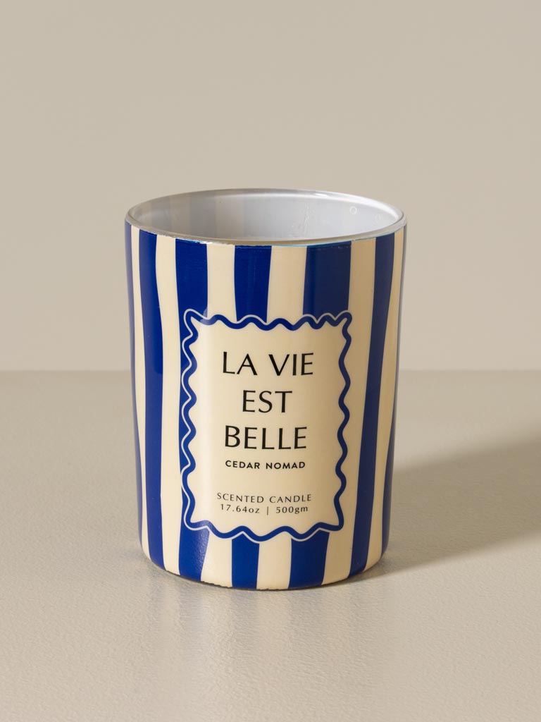 Bougie bleue 