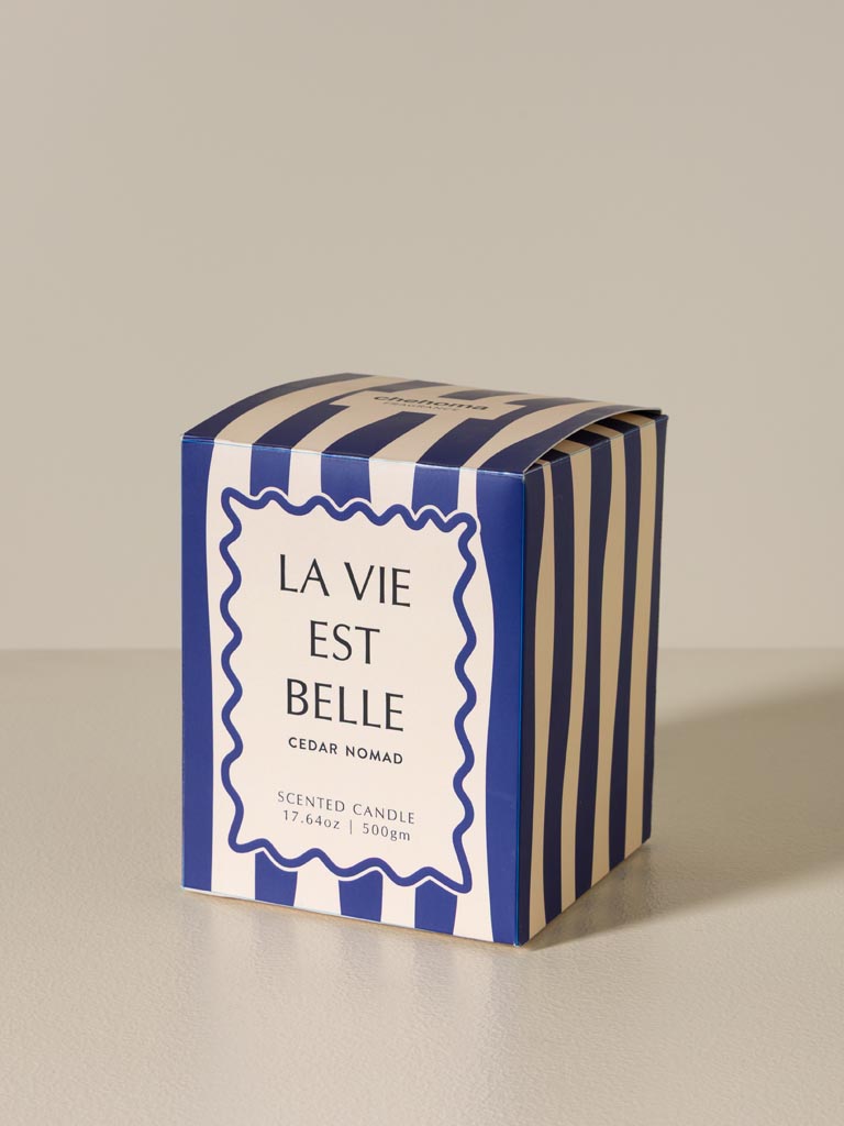 Bougie bleue 