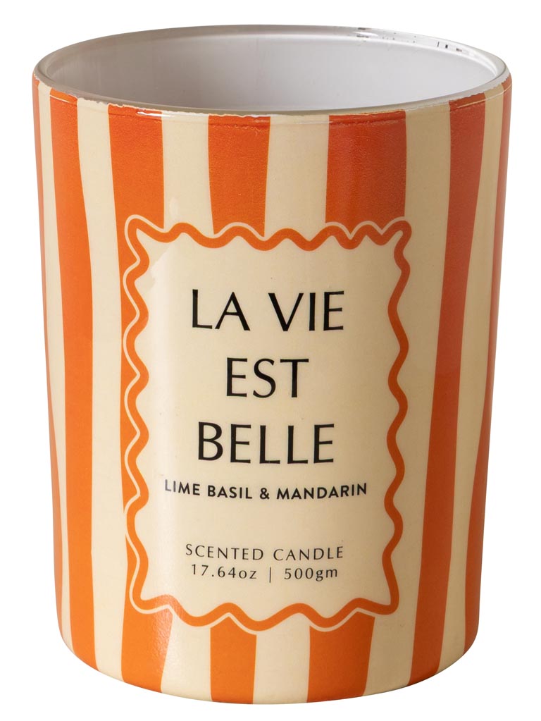 Bougie orange 