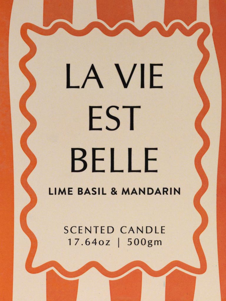 Bougie orange 