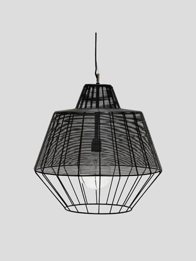 Black hanging lamp Indus