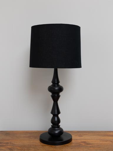 Large lamp Fusilli with black shade