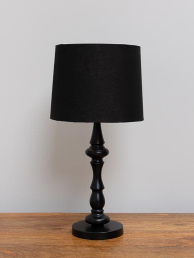 Lamp Fusilli with black shade