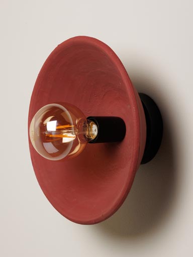 Burgundy wall light Bossanova