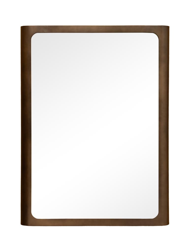 Grand miroir rectangulaire bords arrondis Lexton - 2
