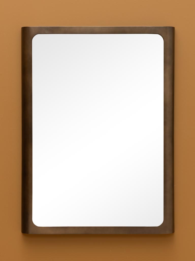 Grand miroir rectangulaire bords arrondis Lexton - 1