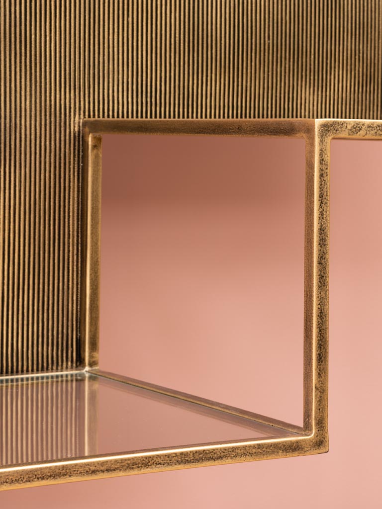 Etagère verre et métal ondulé Rugato - 5