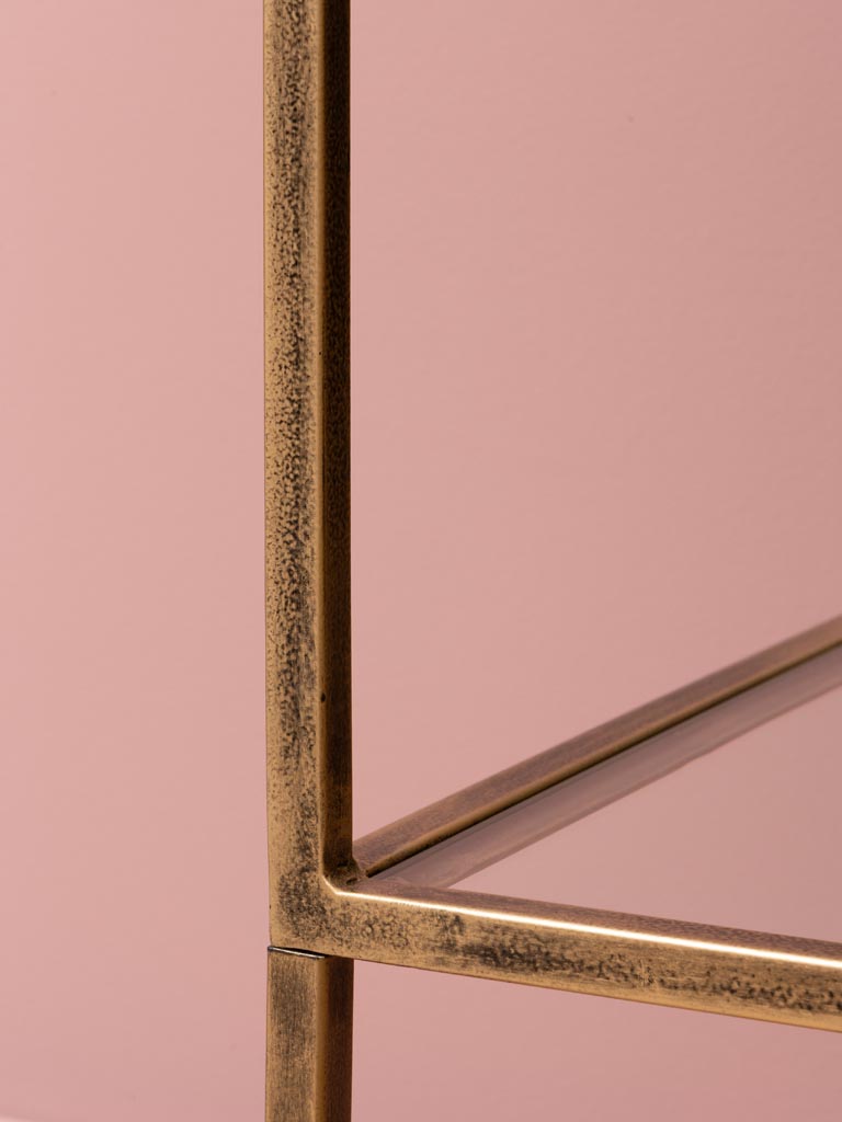 Etagère verre et métal ondulé Rugato - 6