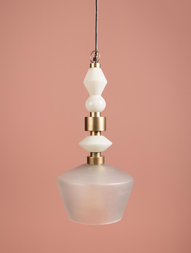 Suspension blanc et or Astrolab - 1