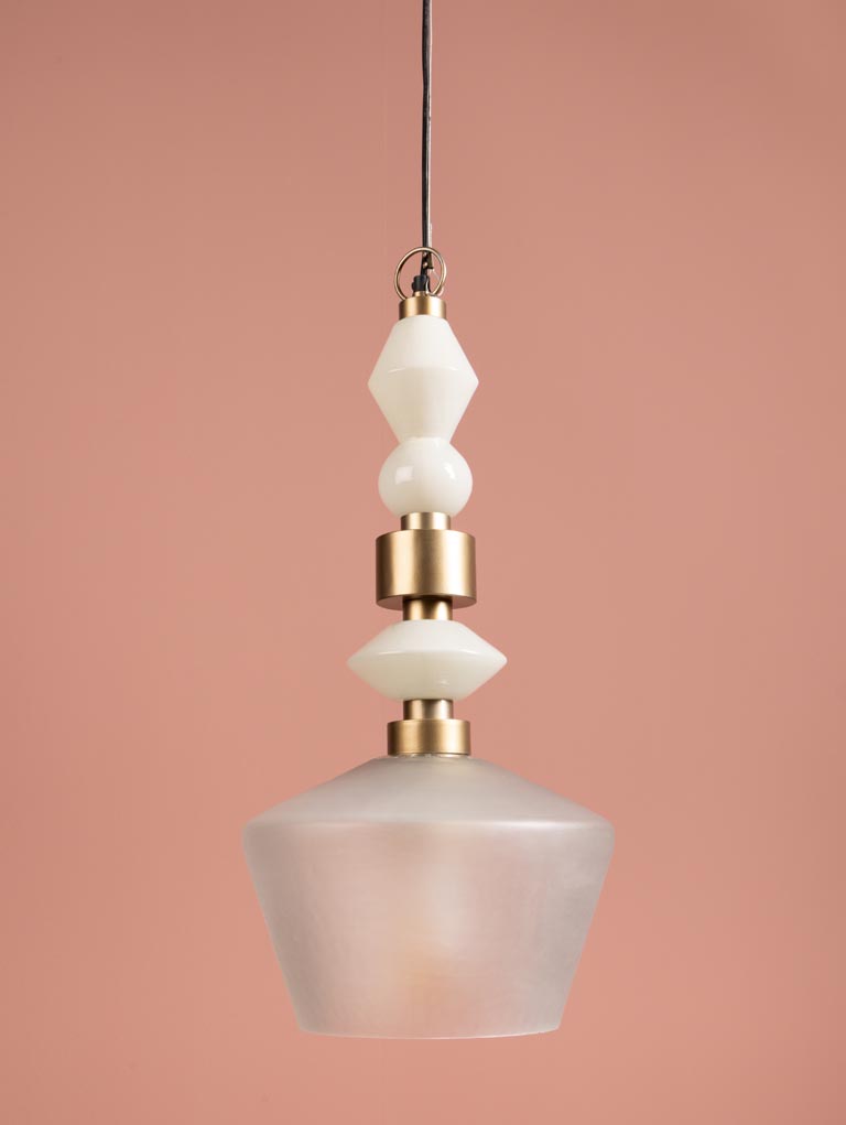 Suspension blanc et or Astrolab - 3