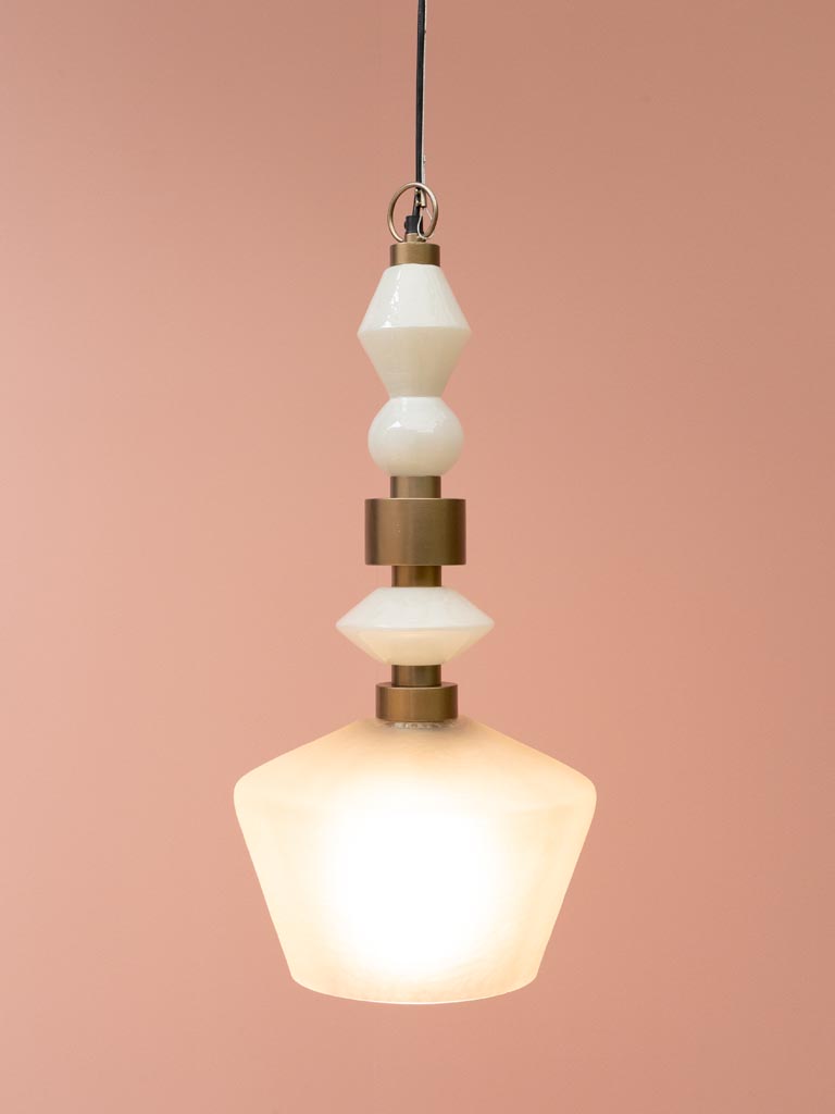 Suspension blanc et or Astrolab - 4