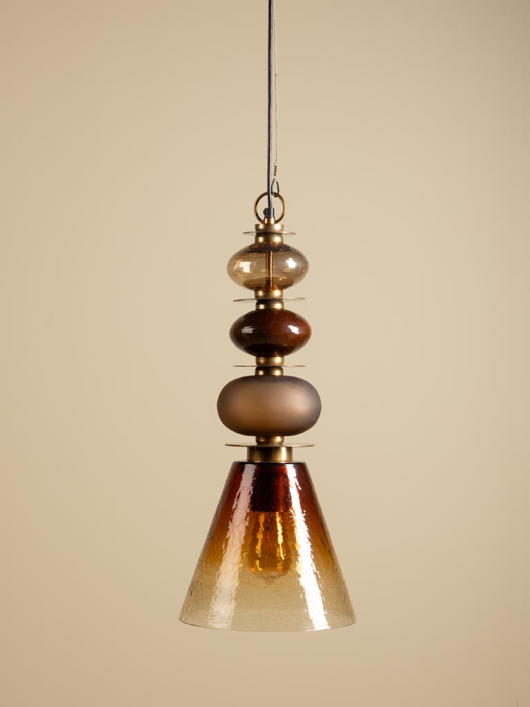 Suspension ambre et or Astrolab - 1
